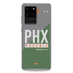 Lade das Bild in den Galerie-Viewer, PHX - Phoenix Samsung-Handyhülle mit Flughafencode
