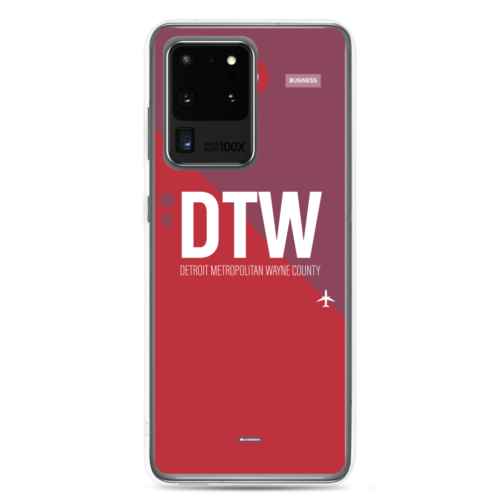 DTW - Detroit airport code Samsung phone case