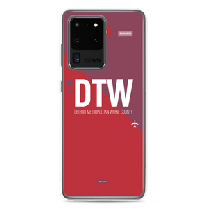 DTW - Detroit airport code Samsung phone case