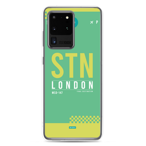STN - London - Stansted Samsung-Handyhülle mit Flughafencode