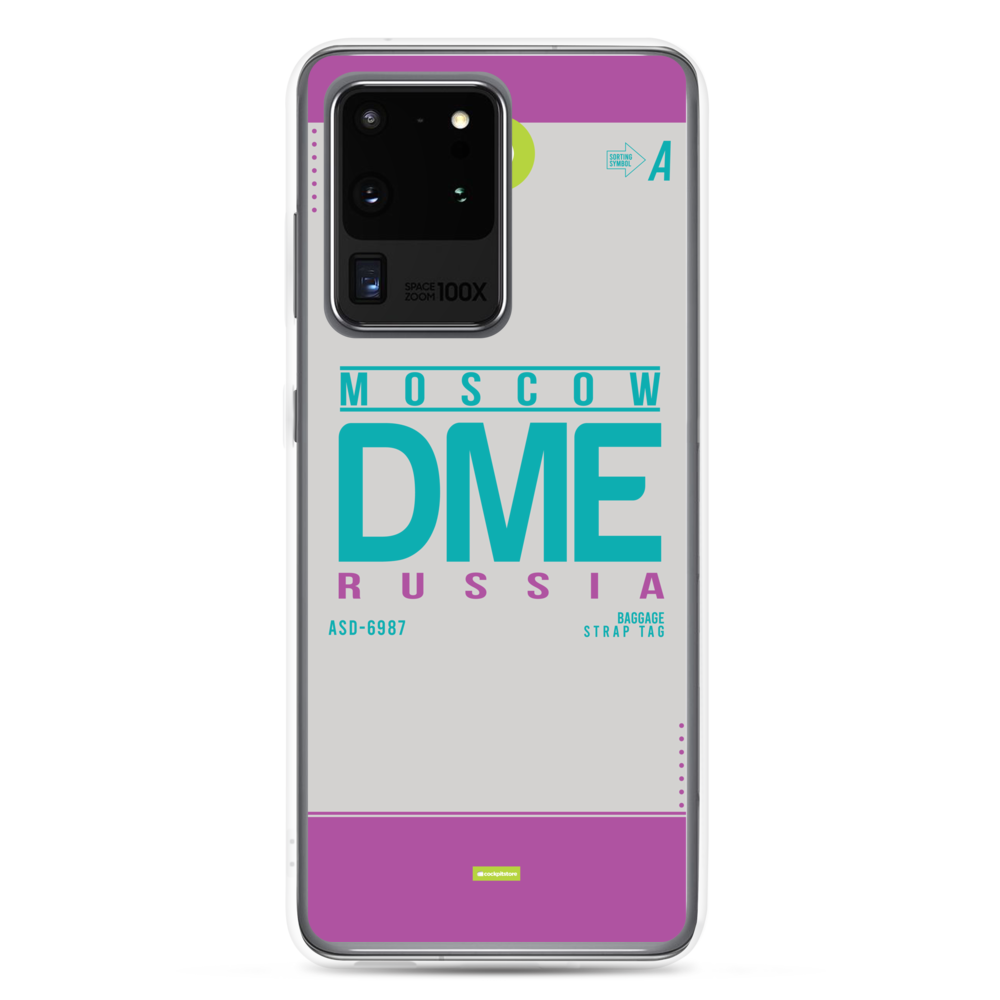 DME - Moscow Samsung phone case with airport code