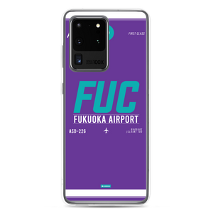 FUK - Fukuoka Samsung-Handyhülle mit Flughafencode