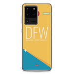 Load image into Gallery viewer, DFW - Dallas - Fort Worth Samsung phone case with airport code
