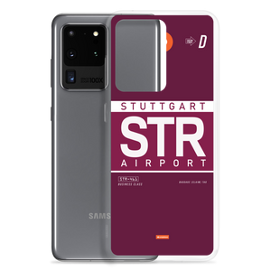 STR - Stuttgart Samsung-Handyhülle mit Flughafencode