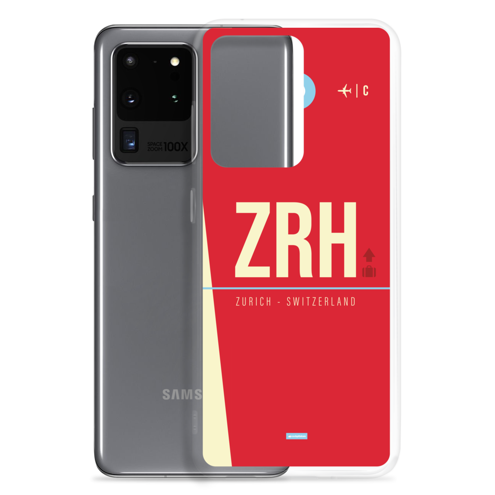 ZRH - Zurich Samsung-Handyhülle mit Flughafencode