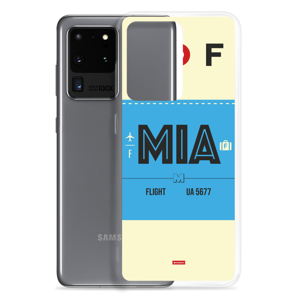 MIA - Miami Samsung-Handyhülle mit Flughafencode