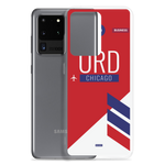 Load image into Gallery viewer, ORD - Chicago airport code Samsung phone case
