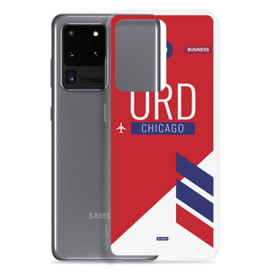 ORD - Chicago Samsung-Handyhülle mit Flughafencode