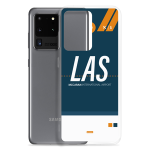 LAS - Las Vegas Samsung-Handyhülle mit Flughafencode