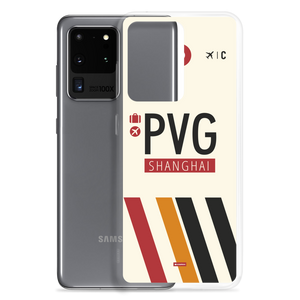 PVG - Shanghai - Pudong Samsung phone case with airport code