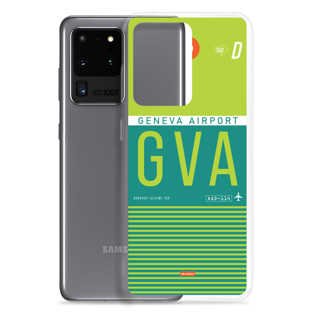 GVA - Geneva Samsung phone case with airport code