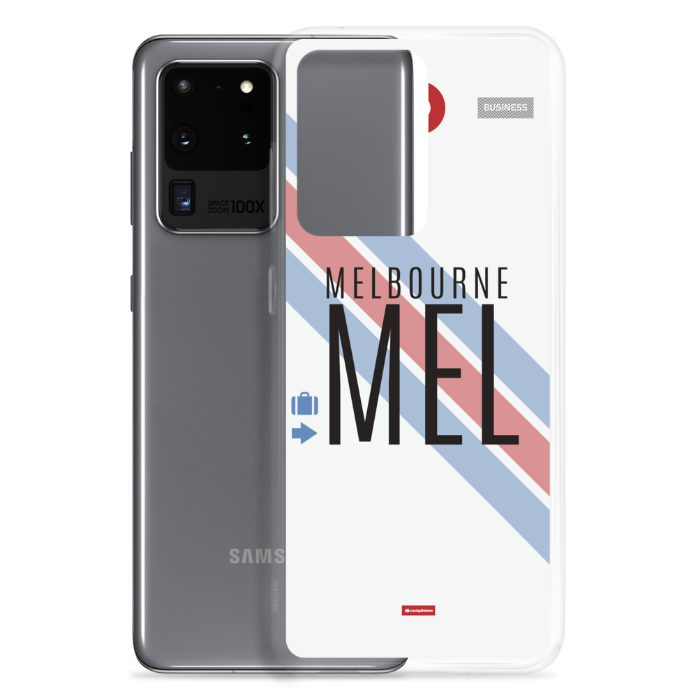 MEL - Melbourne Samsung phone case with airport code