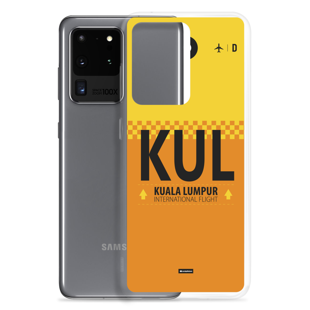 KUL - Kuala Lumpur Samsung phone case with airport code