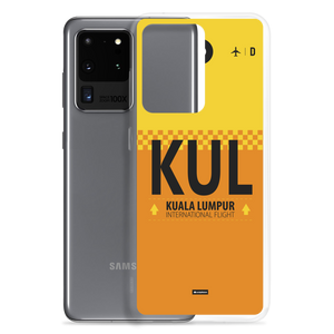 KUL - Kuala Lumpur Samsung phone case with airport code