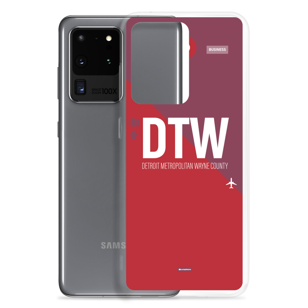 DTW - Detroit airport code Samsung phone case