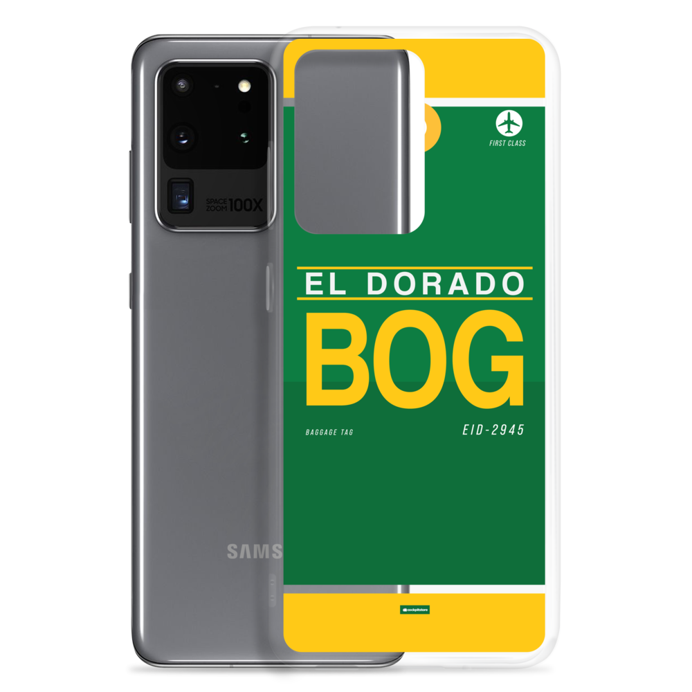 BOG - Bogota Samsung-Handyhülle mit Flughafencode