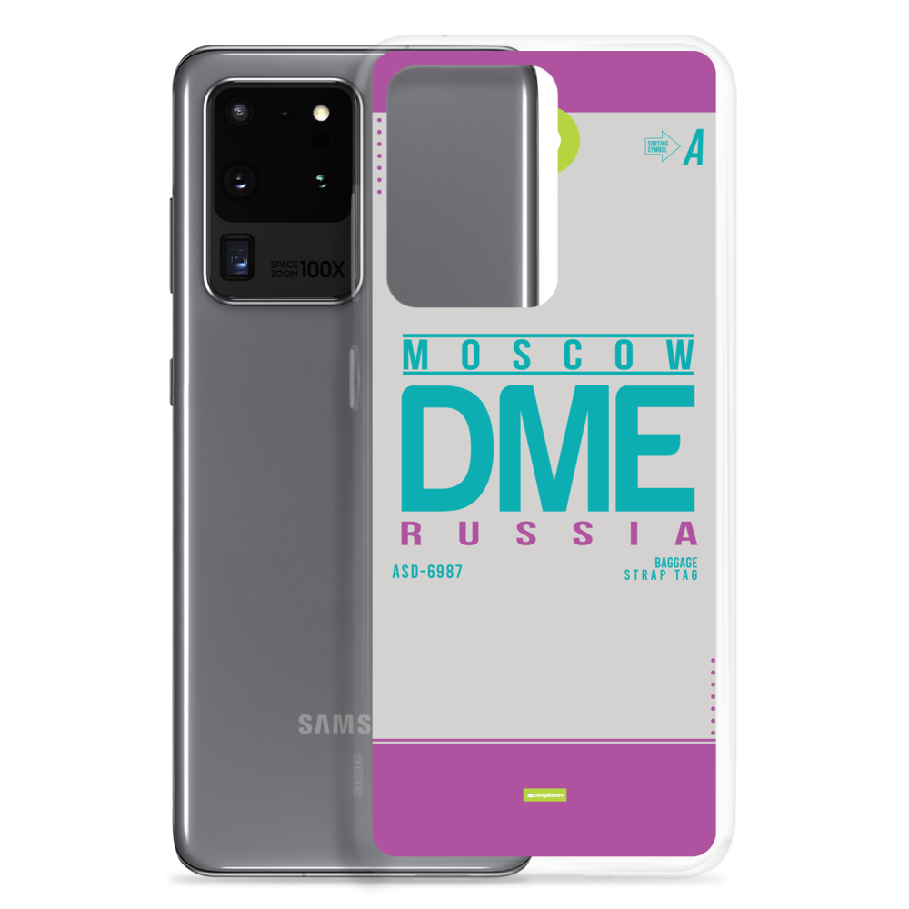 DME - Moscow Samsung phone case with airport code