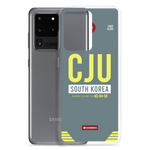 Load image into Gallery viewer, CJU - Jeju Samsung phone case with airport code
