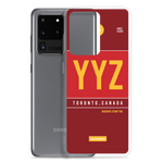 Load image into Gallery viewer, YYZ - Toronto airport code Samsung phone case
