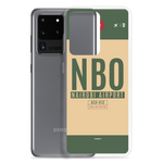 Load image into Gallery viewer, NBO - Nairobi Samsung phone case with airport code
