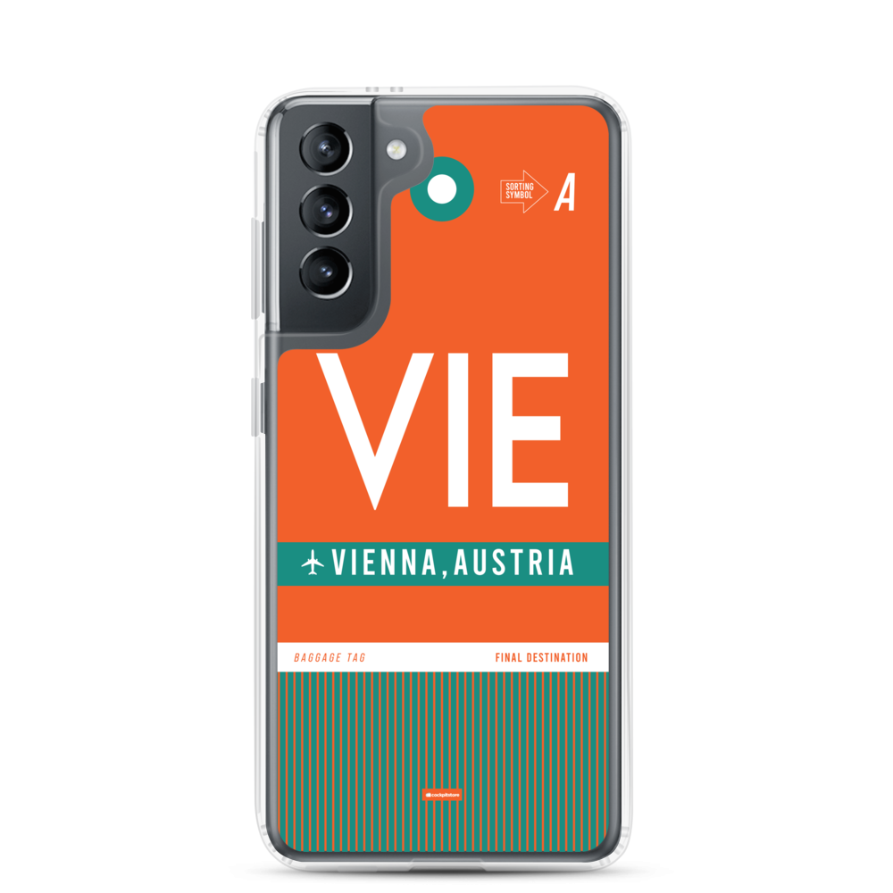 VIE - Vienna Samsung phone case with airport code