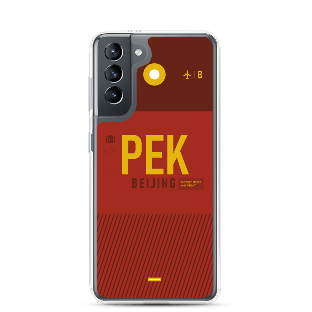 PEK - Beijing airport code Samsung phone case