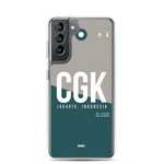 Load image into Gallery viewer, CGK - Jakarta Samsung phone case with airport code
