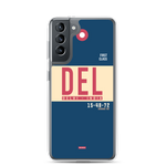 Load image into Gallery viewer, DEL - Delhi airport code Samsung phone case
