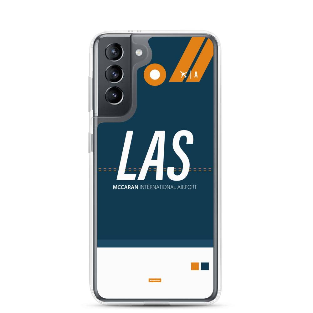 LAS - Las Vegas Samsung-Handyhülle mit Flughafencode