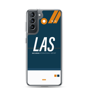 LAS - Las Vegas Samsung-Handyhülle mit Flughafencode