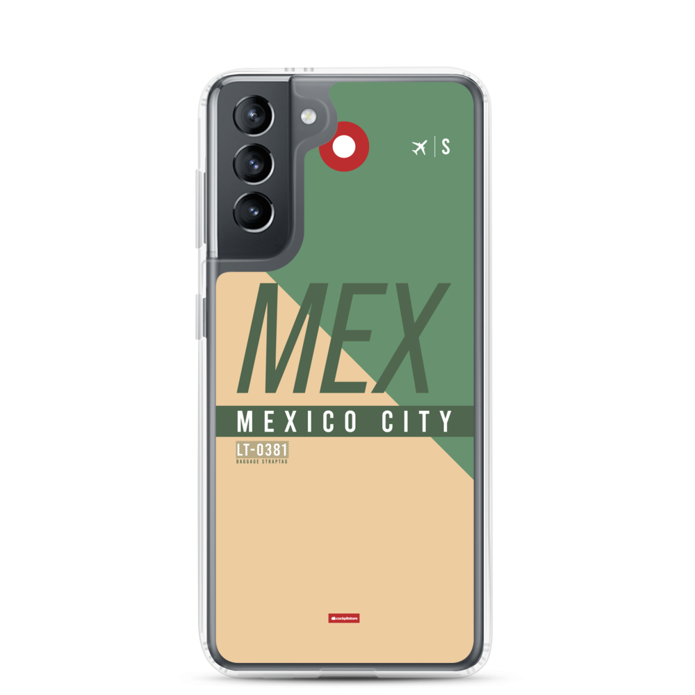 MEX - Mexico Samsung-Handyhülle mit Flughafencode