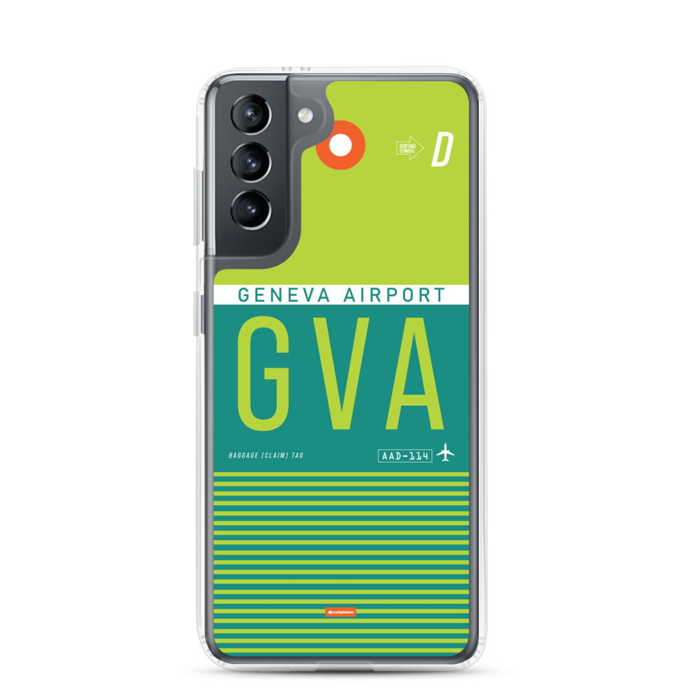 GVA - Geneva Samsung phone case with airport code