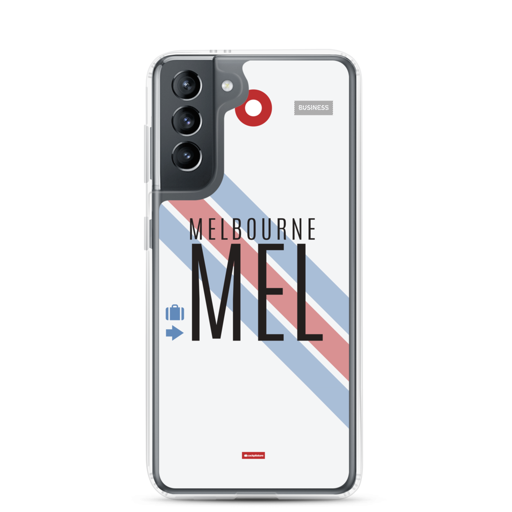 MEL - Melbourne Samsung phone case with airport code