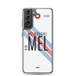 Load image into Gallery viewer, MEL - Melbourne Samsung phone case with airport code
