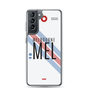 MEL - Melbourne Samsung phone case with airport code