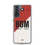 Load image into Gallery viewer, BOM - Mumbai airport code Samsung phone case
