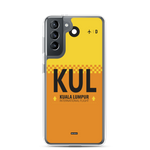 Load image into Gallery viewer, KUL - Kuala Lumpur Samsung phone case with airport code
