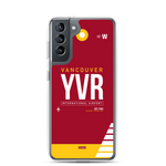 Lade das Bild in den Galerie-Viewer, YVR - Vancouver Samsung-Handyhülle mit Flughafencode
