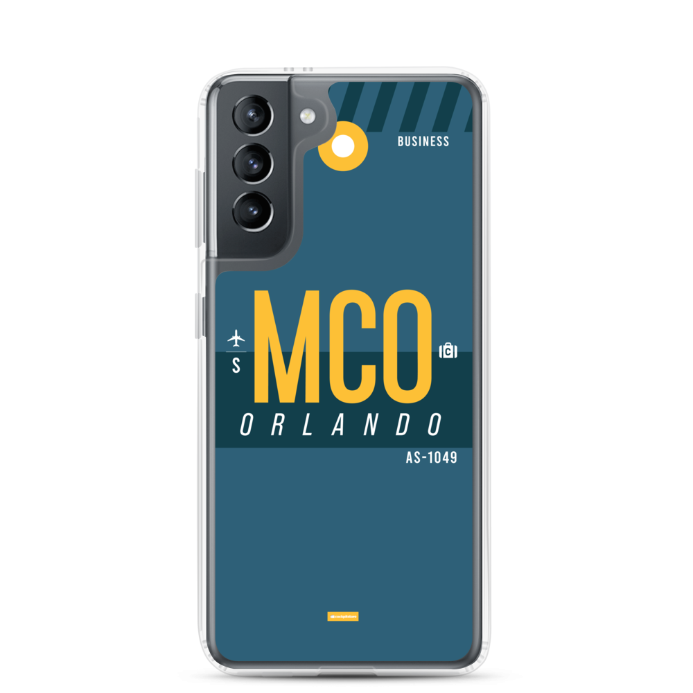 MCO - Orlando Samsung phone case with airport code