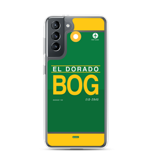 BOG - Bogota Samsung-Handyhülle mit Flughafencode