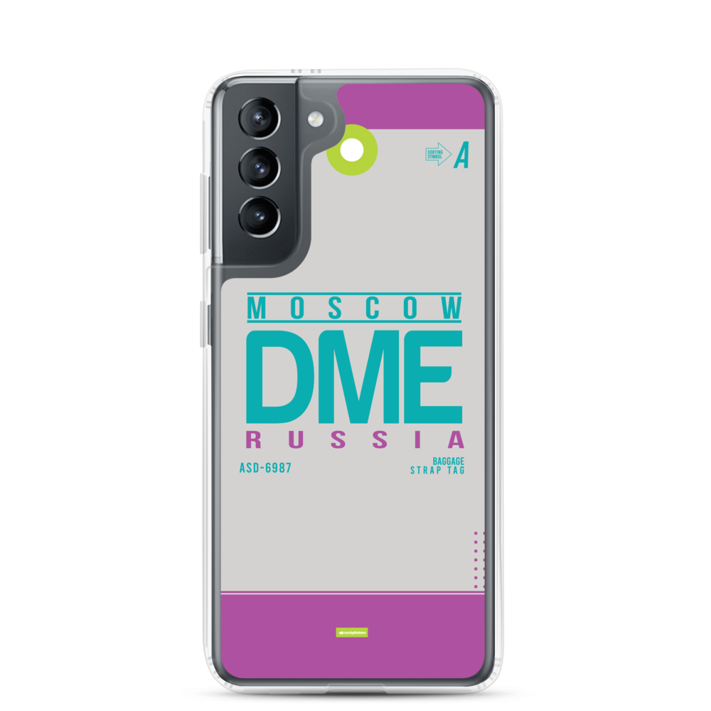 DME - Moscow Samsung phone case with airport code