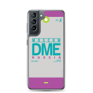 DME - Moscow Samsung phone case with airport code