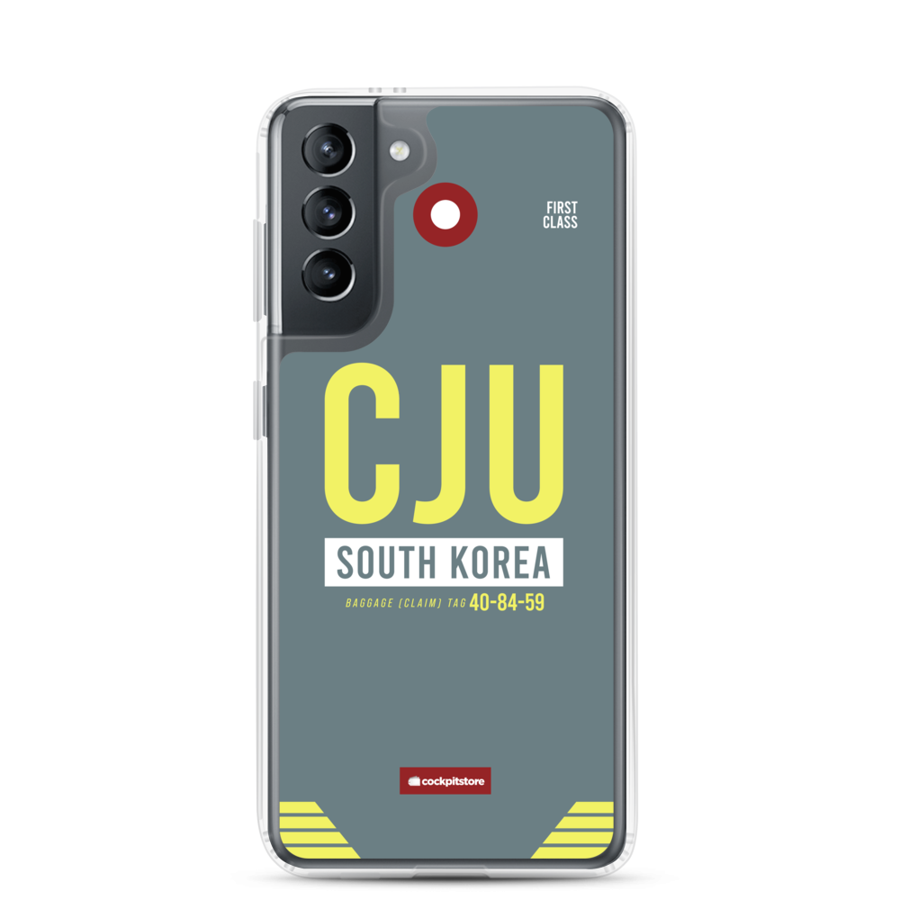 CJU - Jeju Samsung-Handyhülle mit Flughafencode