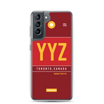 Load image into Gallery viewer, YYZ - Toronto airport code Samsung phone case
