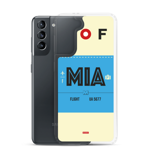 MIA - Miami Samsung-Handyhülle mit Flughafencode
