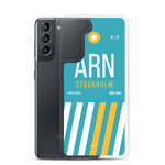 Load image into Gallery viewer, ARN - Stockholm Samsung phone case with airport code
