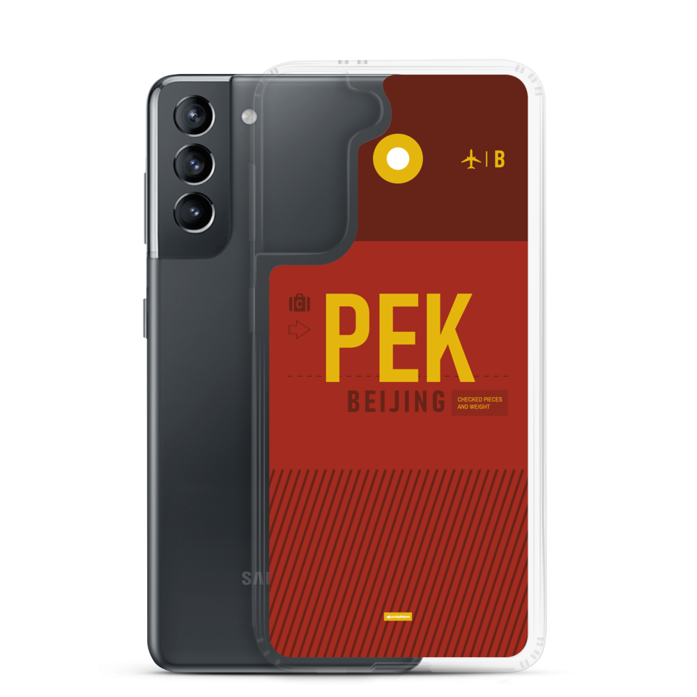 PEK - Beijing airport code Samsung phone case