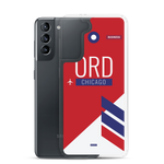 Load image into Gallery viewer, ORD - Chicago airport code Samsung phone case
