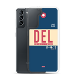 Load image into Gallery viewer, DEL - Delhi airport code Samsung phone case
