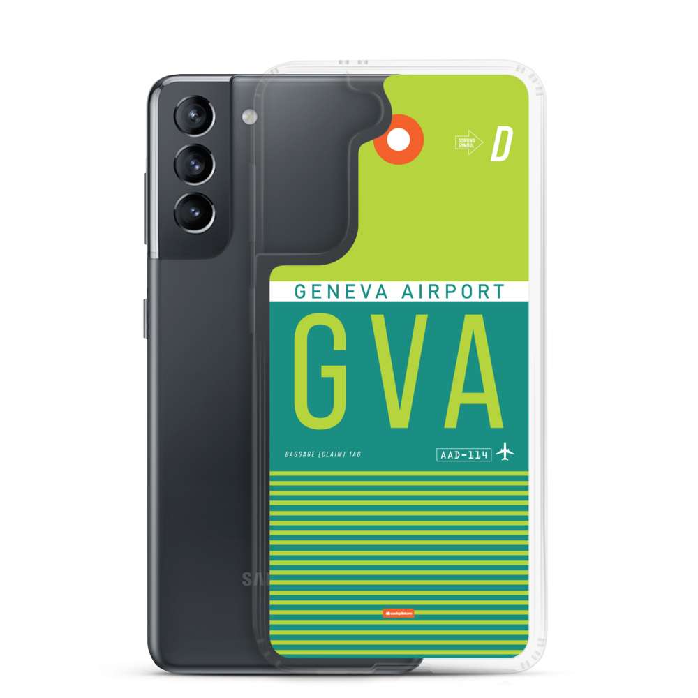 GVA - Geneva Samsung phone case with airport code